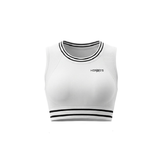 TOP GAME HEROES FEMININO PRETO E BRANCO