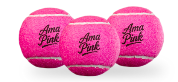 Bola de Beach Tennis AMA SPORT Ama Pink