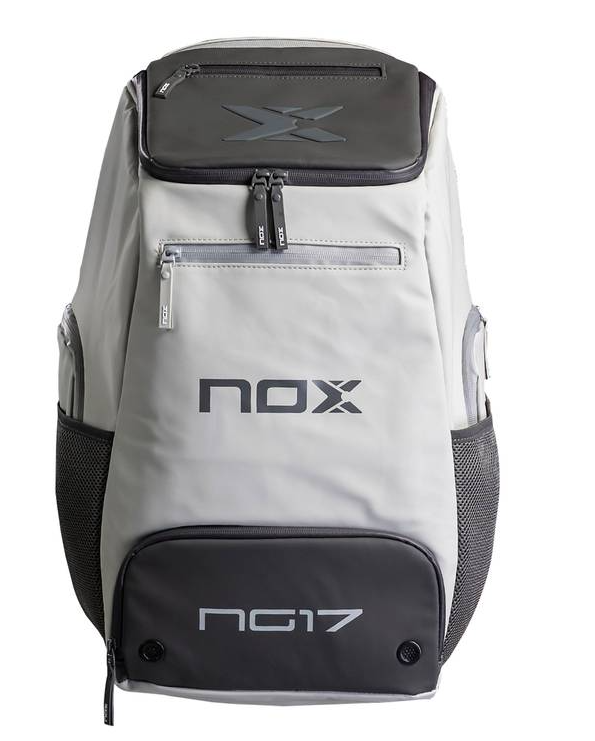Mochila Luxury NOX NG 17 - Cinza com Preto