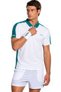Camiseta Polo NOX Pro - Branca C/ Verde