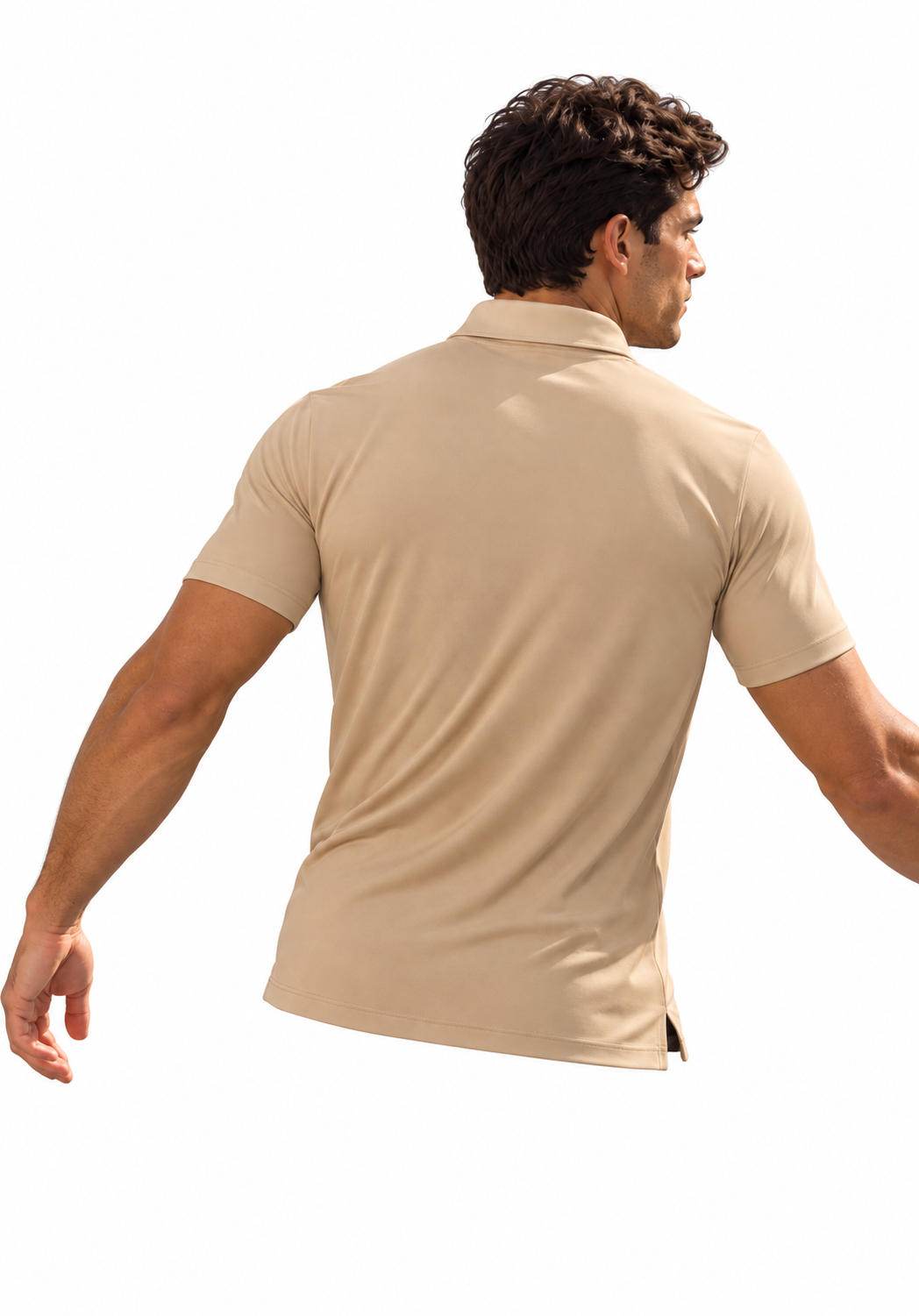 CAMISETA POLO AMA STYLE - BEGE
