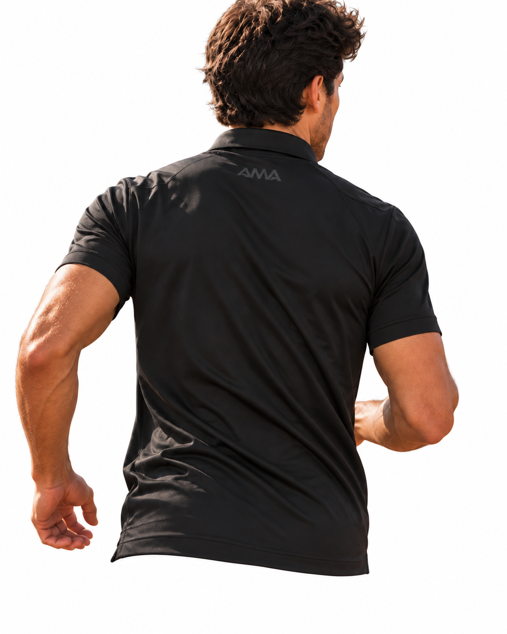 CAMISETA POLO AMA STYLE PRETA